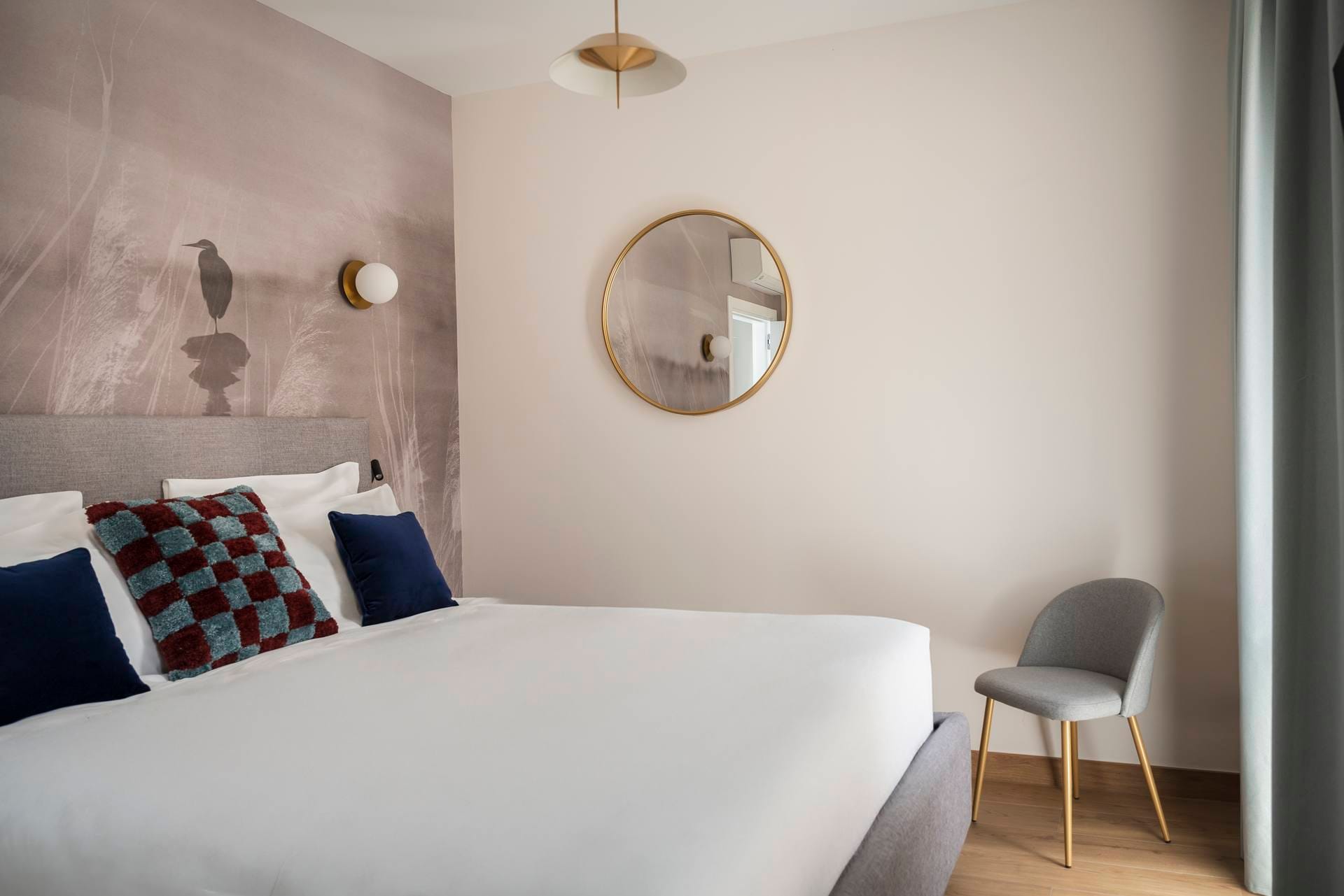 Spacious double bedroom with window, Superior Apartment with Canal View